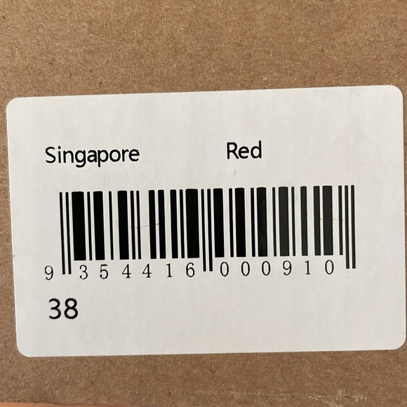 NIB Charlie Stone Shoes | Singapore Red 38 - Picture 8 of 8